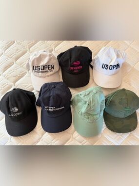 US Open Embroidered Baseball Cap - Black
